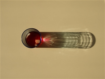 Shadow of wine