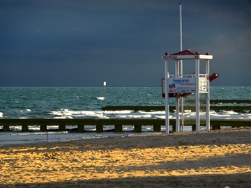 storm from the sea